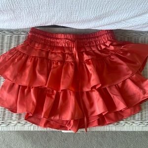 Vestique Satin coral skort